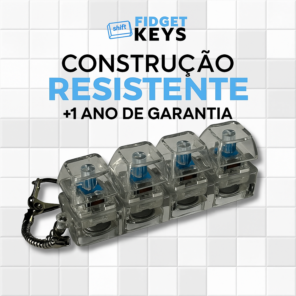 Chaveiro Antiestresse Original Fidget Keys™