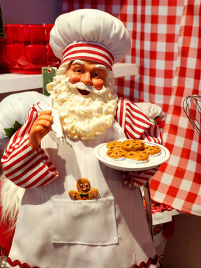 PAPAI NOEL COLECIONÁVEL CONFEITEIRO 35CM - PRÉ VENDA 2025