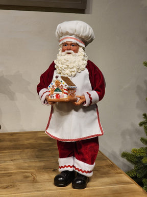 PAPAI NOEL COLECIONÁVEL CONFEITEIRO 46CM