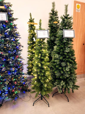 Árvore de Natal Slim Barcelona 1,80m 260 Galhos 100 LEDs Warm