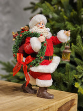 PAPAI NOEL COM LANTERNA COLEÇÃO KURT S. ADLER 27CM